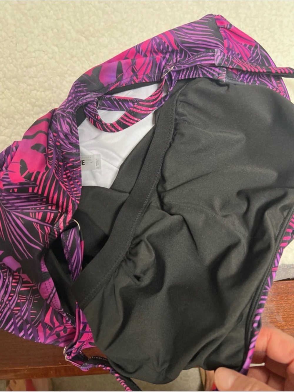 Aqua Eve Tankini padded top Large - Picture 9 of 9